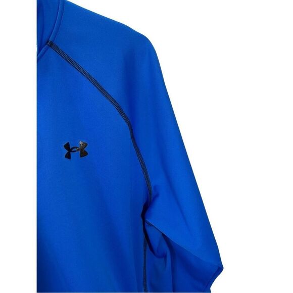 Under Armour Storm infrared 1/4 zip soft shell jacket in royal blue - XL - Picture 2 of 8